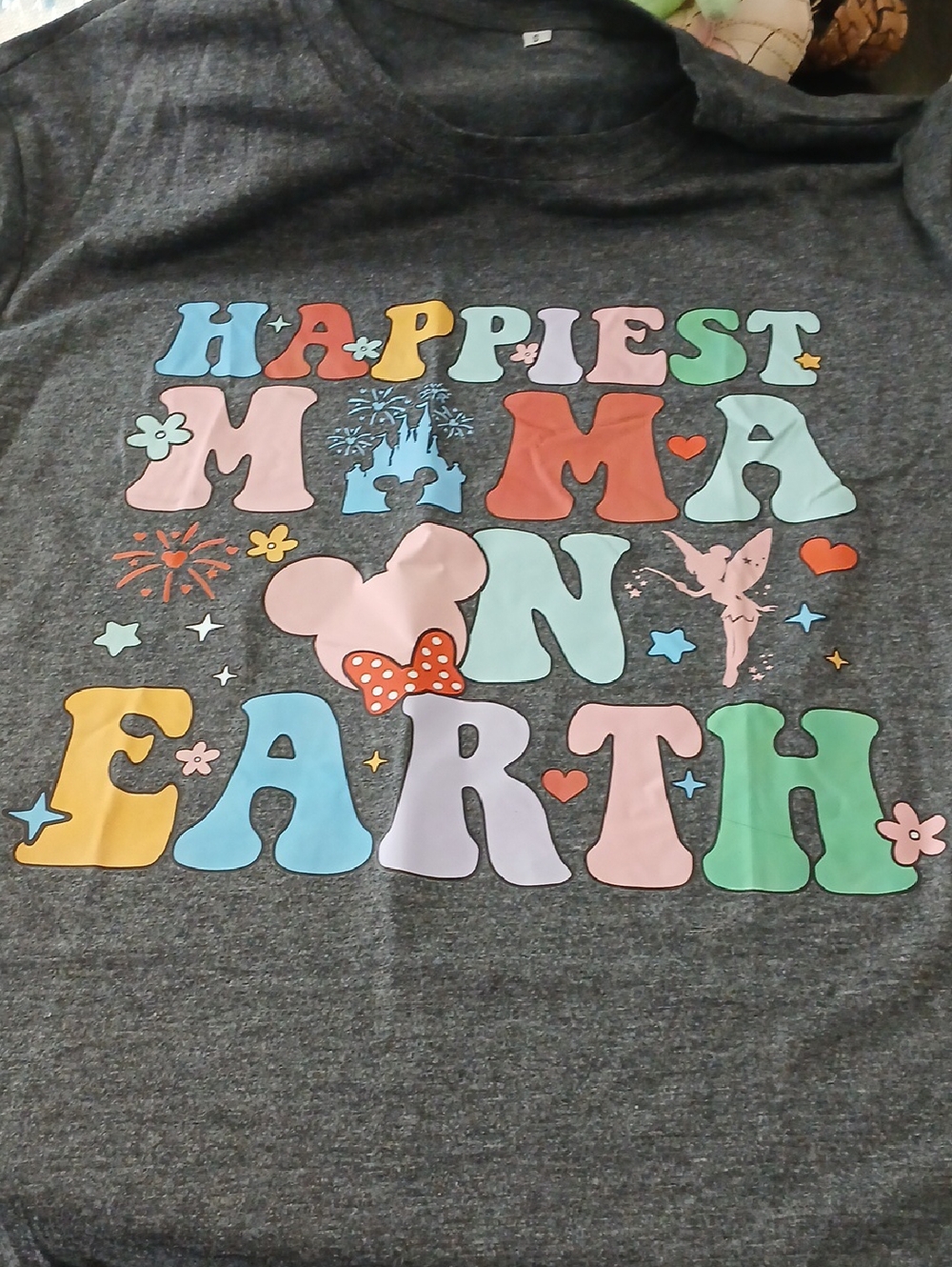 Disney Happiest Mama on Earth Graphic Tee - Multicolor
